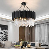 Black Crystal Chandelier