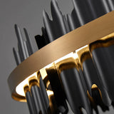 Black and Gold Modern Chandelier