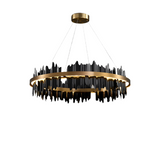 Black and Gold Modern Chandelier