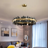 Black and Gold Modern Chandelier