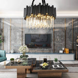 Black Crystal Chandelier