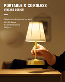 10PCS Mini Cordless Lamp Gold (5pcs H25cm Mini Lamp and 5pcs H29cm Mini Lamp )
