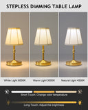 10PCS Mini Cordless Lamp Gold (5pcs H25cm Mini Lamp and 5pcs H29cm Mini Lamp )