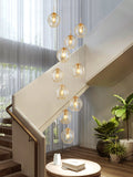 Concave Glass Chandelier