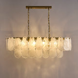 Retro cloud Glass Chandelier