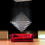 Rubik Lighting - Diamond Shape Crystal Chandelier