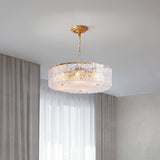 Modern Round Chandelier Gold Pendant Hanging