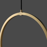 Brass Ring Globe Glass pendant lighting