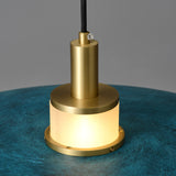 Deep blue disk pendant Lighting