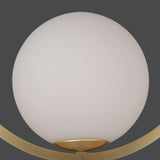 Brass Ring Globe Glass pendant lighting