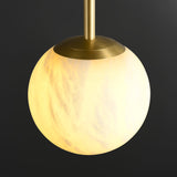 Alabaster Globe pendant lighting