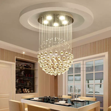 Sphere Raindrop Crystal Chandelier Ceiling Lights