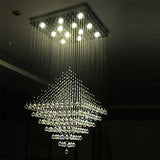 Rubik Lighting - Diamond Shape Crystal Chandelier