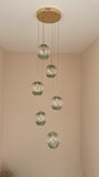 Concave Glass Chandelier