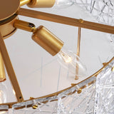 Modern Round Chandelier Gold Pendant Hanging