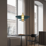 Deep blue disk pendant Lighting