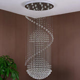 Large Raindrop Crystal Chandelier Ball Shape
