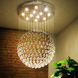 Sphere Raindrop Crystal Chandelier Ceiling Lights