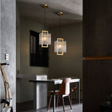 Brass waterfall Pendant lights