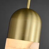 Alabaster bolus pendant lighting