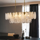 Retro cloud Glass Chandelier