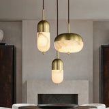 Alabaster bolus pendant lighting