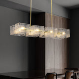 Modern long water ripple Chandelier