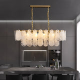 Retro cloud Glass Chandelier