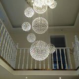 Luxury Solar System Spiral Raindrop Chandelier For Foyer and Entryway