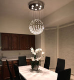 Sphere Raindrop Crystal Chandelier Ceiling Lights