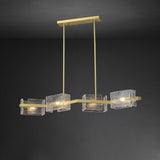 Modern long water ripple Chandelier