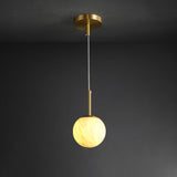 Alabaster Globe pendant lighting