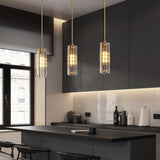 Crystal cube pendant Lighting