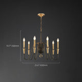 Luxury copper Candlestick table Chandelier