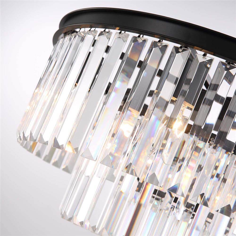 3-Tier Crystal Chandelier