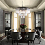 3-Tier Crystal Chandelier