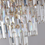 New Stainless steel Crystal chandelier E14 LED bulbs