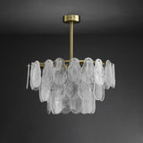 Cloud mist glass chandeliers