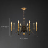 Luxury copper Candlestick table Chandelier