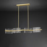 Modern long water ripple Chandelier