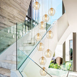 Concave Glass Chandelier