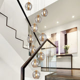 Concave Glass Chandelier