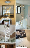 Concave Glass Chandelier