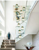 Concave Glass Chandelier