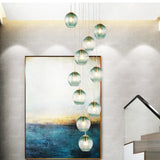 Concave Glass Chandelier