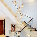 Concave Glass Chandelier