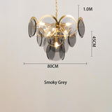 Eco-friendly Petal Glass Chandelier