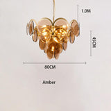 Eco-friendly Petal Glass Chandelier