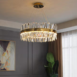 Crystal Circle Chandelier