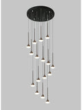 Spiral Glass Pendant Light